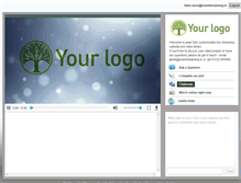 Tablet Screenshot of demo.eventstreaming.tv